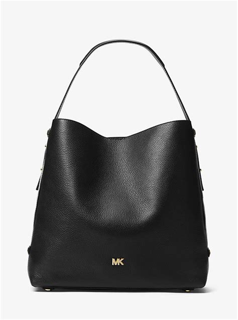 michael kors griffin large tote|Griffin Large Leather Shoulder Bag .